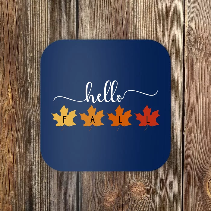 Hello Fall Cozy Nature Coaster