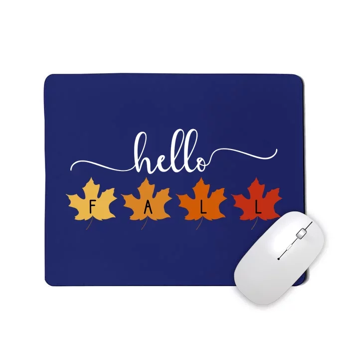 Hello Fall Cozy Nature Mousepad