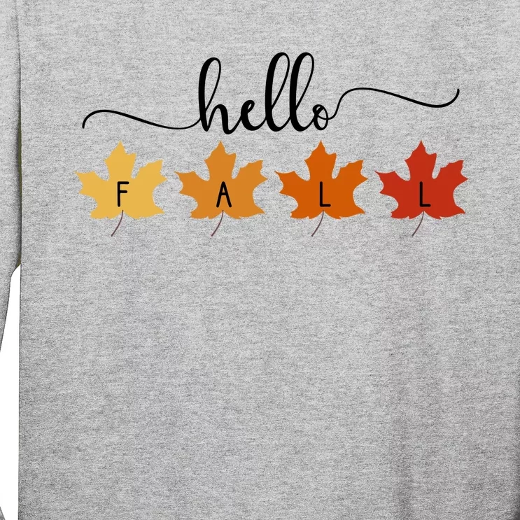 Hello Fall Cozy Nature Long Sleeve Shirt