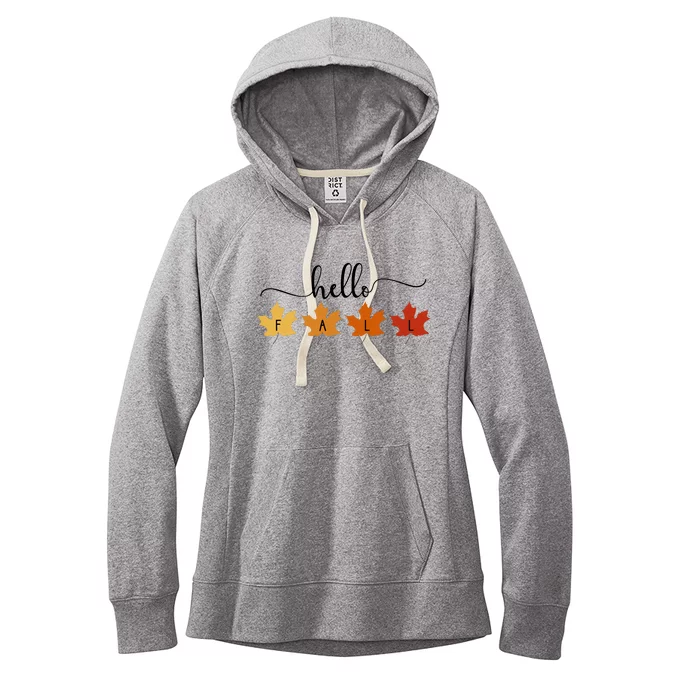 Hello Fall Cozy Nature Women's Fleece Hoodie