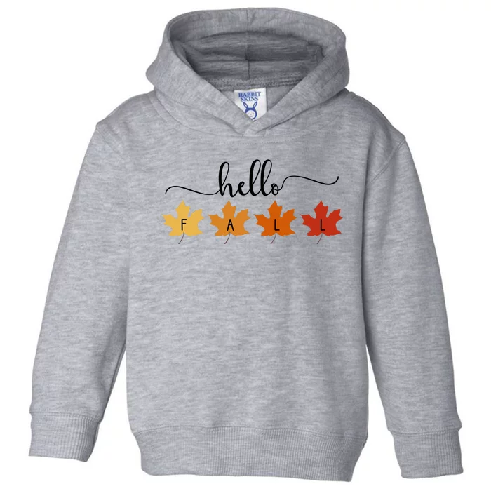 Hello Fall Cozy Nature Toddler Hoodie