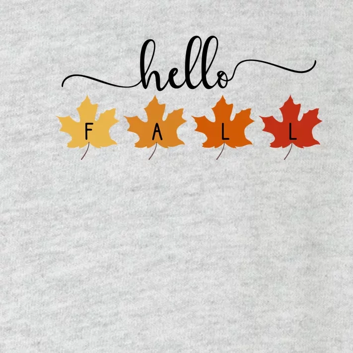 Hello Fall Cozy Nature Toddler Long Sleeve Shirt