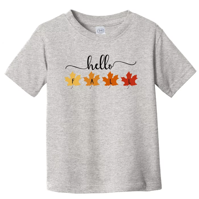 Hello Fall Cozy Nature Toddler T-Shirt