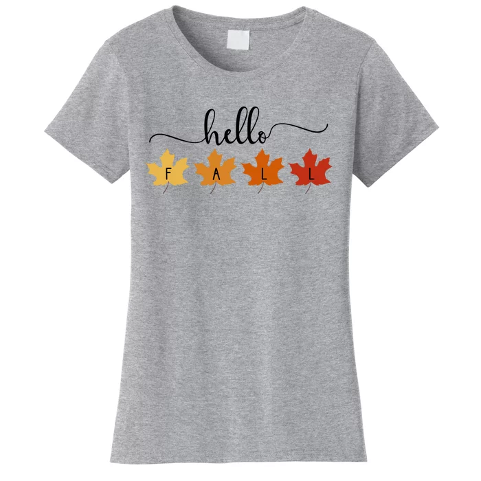 Hello Fall Cozy Nature Women's T-Shirt