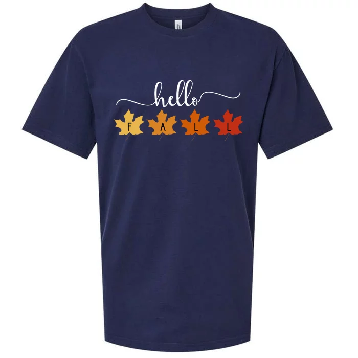 Hello Fall Cozy Nature Sueded Cloud Jersey T-Shirt