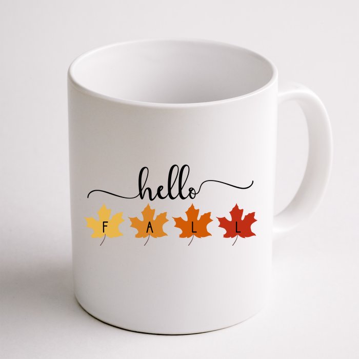 Hello Fall Cozy Nature Front & Back Coffee Mug