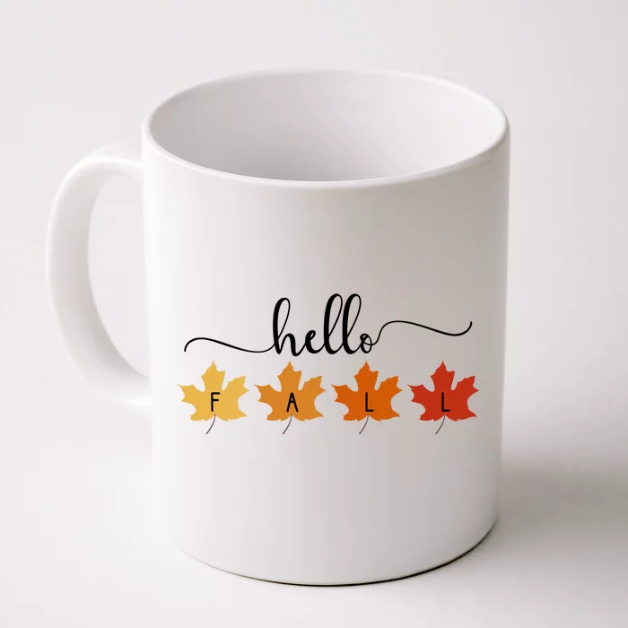 Hello Fall Cozy Nature Front & Back Coffee Mug