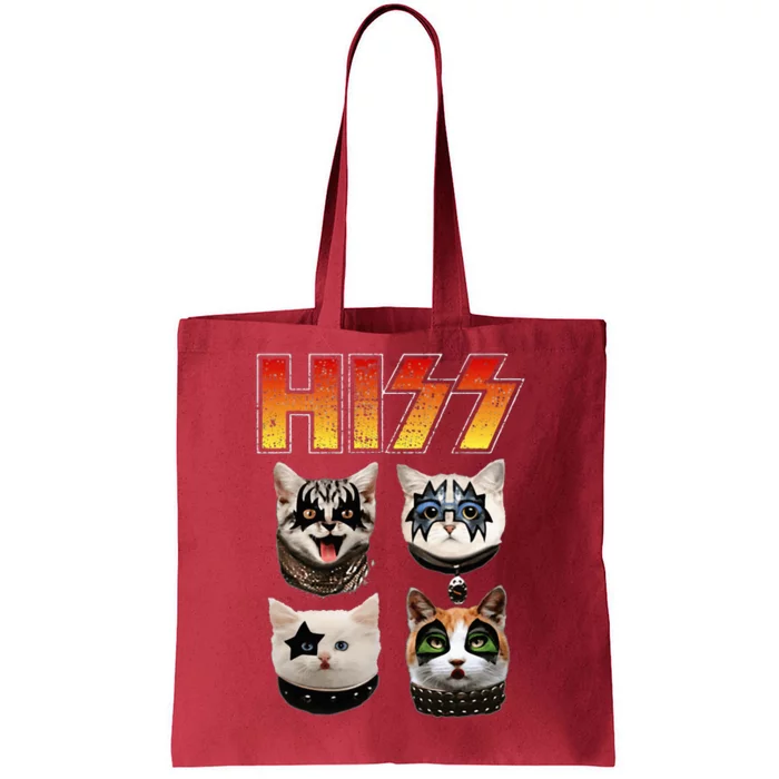 Hiss Funny Cat Lover Gift Tote Bag