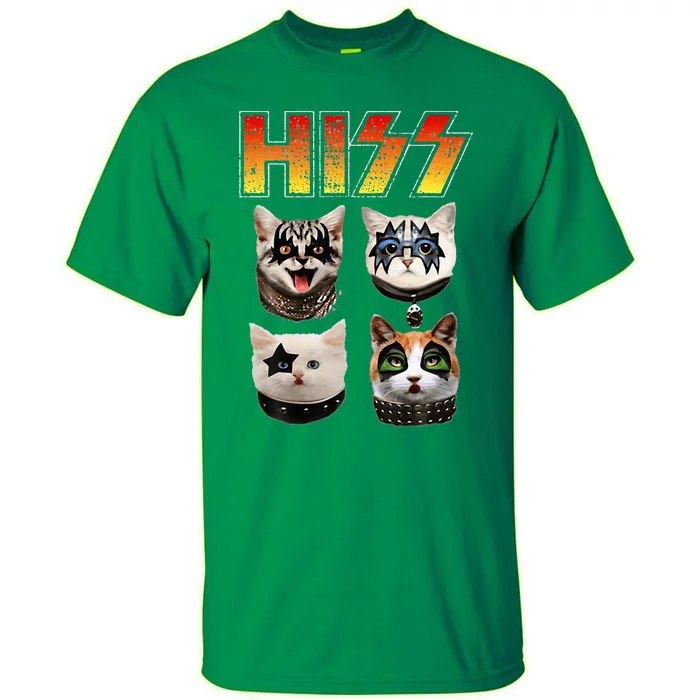 Hiss Funny Cat Lover Tall T-Shirt