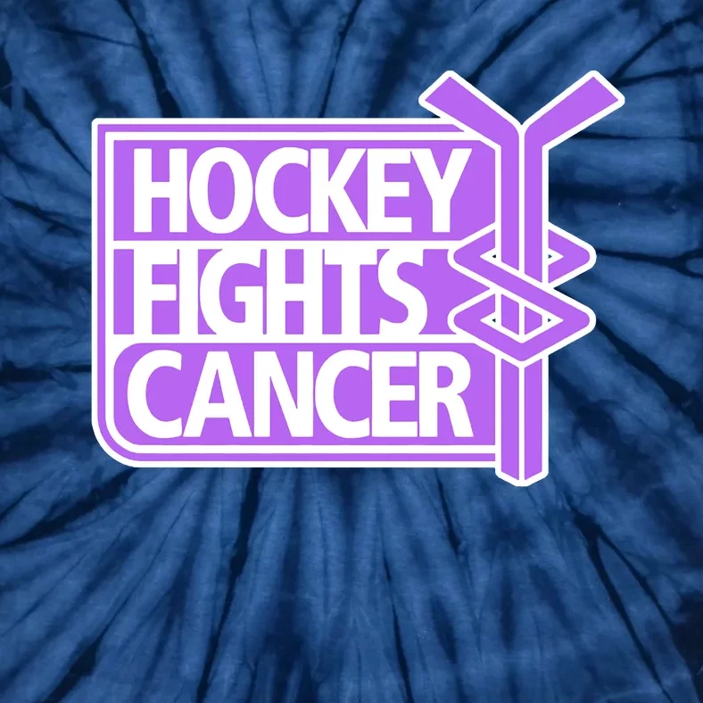 Hockey Fights Cancer Hockey Lover Gift Idea Trending Tie-Dye T-Shirt