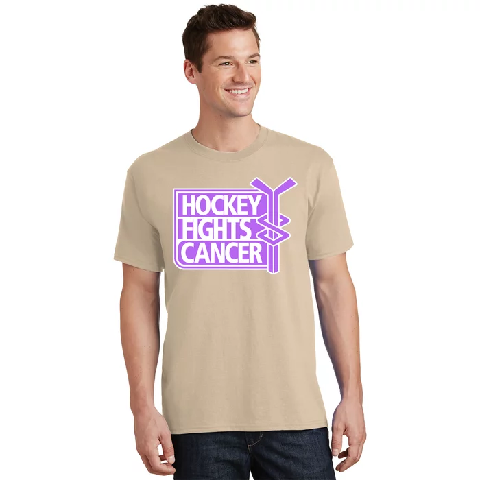 Hockey Fights Cancer Hockey Lover Gift Idea Trending T-Shirt