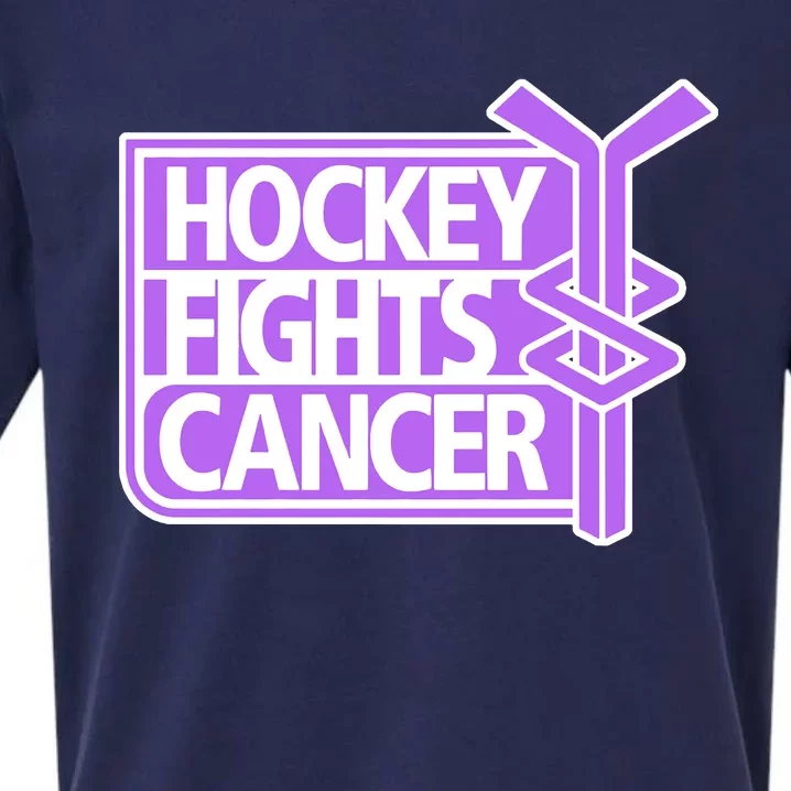 Hockey Fights Cancer Hockey Lover Gift Idea Trending Sueded Cloud Jersey T-Shirt