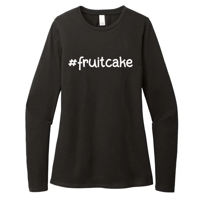 Hashtag Fruitcake Christmas Tree Lights . Womens CVC Long Sleeve Shirt