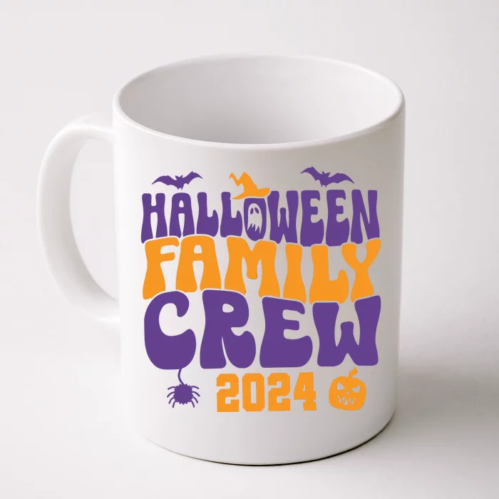 Halloween Family Crew 2024 Matching Family Spooky Front & Back Coffee Mug