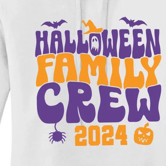 Halloween Family Crew 2024 Matching Family Spooky Women's Pullover Hoodie