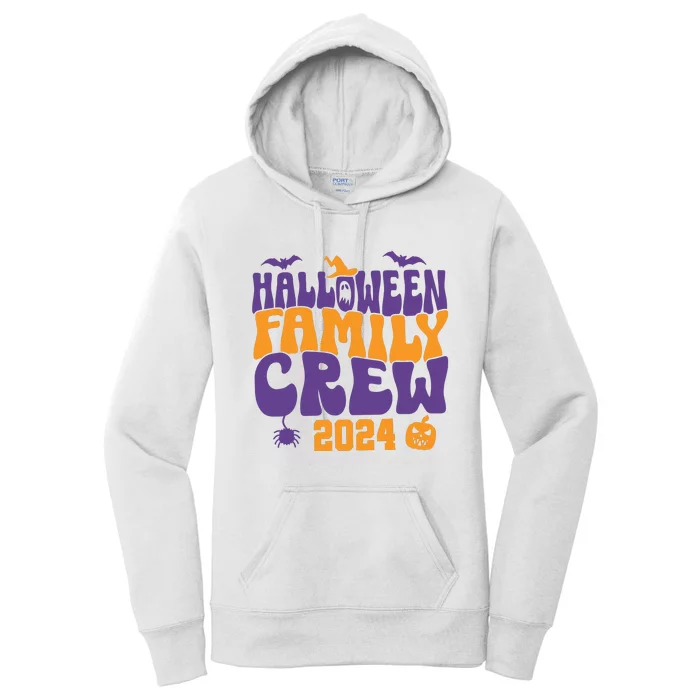 Halloween Family Crew 2024 Matching Family Spooky Women's Pullover Hoodie