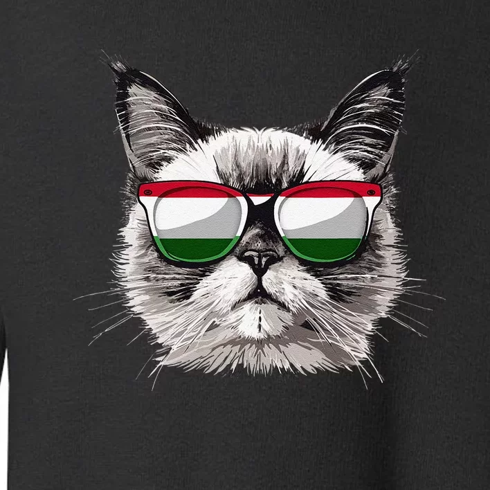 Hungary Flag Cat Mom Souvenirs Products Kitten Hungarian Toddler Sweatshirt