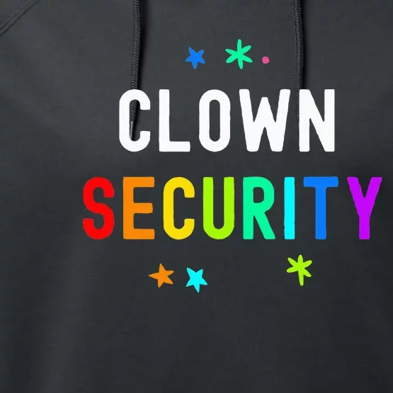 Halloween Family Costume Set Funny Clown & Protective Security Performance Fleece Hoodie