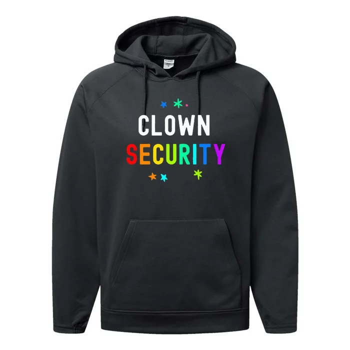 Halloween Family Costume Set Funny Clown & Protective Security Performance Fleece Hoodie