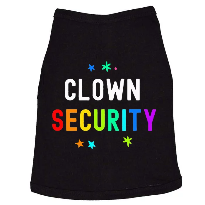 Halloween Family Costume Set Funny Clown & Protective Security Doggie Tank