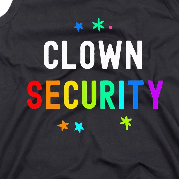 Halloween Family Costume Set Funny Clown & Protective Security Tank Top