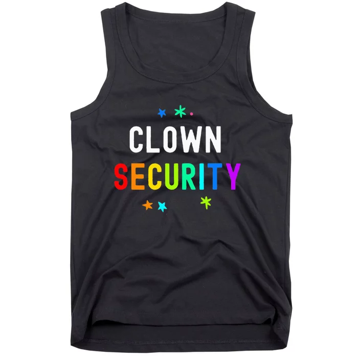 Halloween Family Costume Set Funny Clown & Protective Security Tank Top