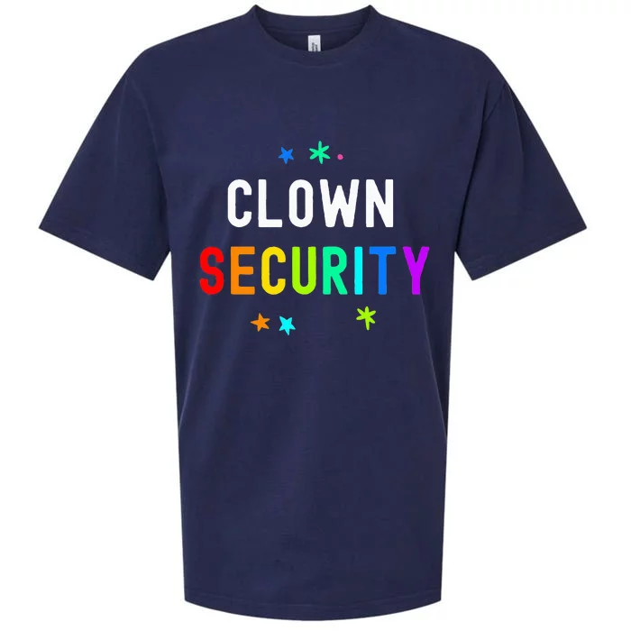 Halloween Family Costume Set Funny Clown & Protective Security Sueded Cloud Jersey T-Shirt