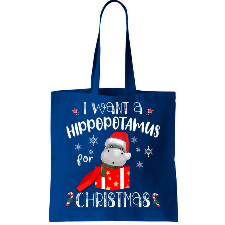 Hippopotamus For Christmas Matching Xmas Hippo Pajama Gift Tote Bag
