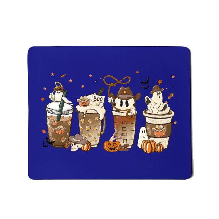 Horror Fall Coffee Latte Pumpkin Spice Iced Halloween Outfit Cute Gift Mousepad