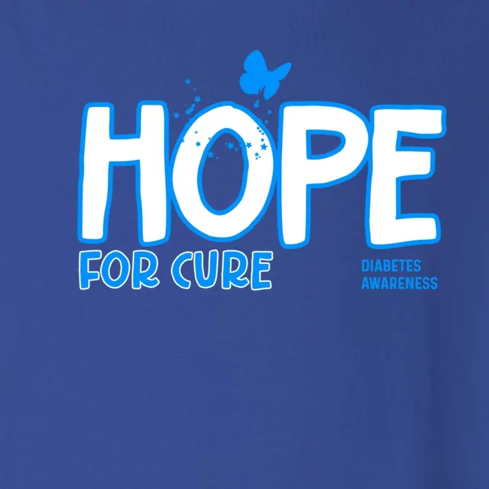 Hope For Cure Diabetes Awareness Gift Toddler Long Sleeve Shirt