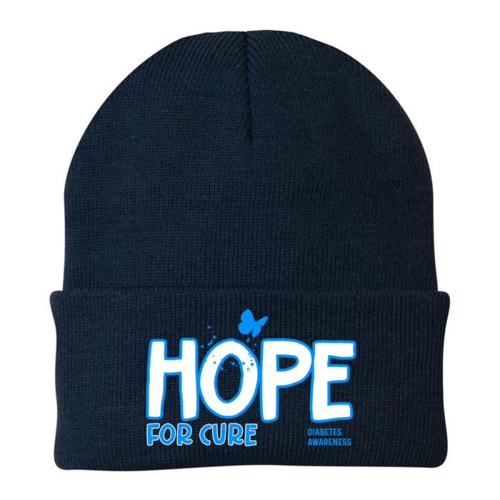 Hope For Cure Diabetes Awareness Gift Knit Cap Winter Beanie