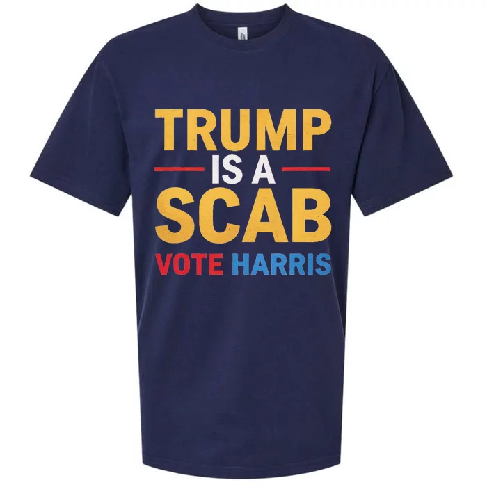 Harris For Change Reject Scab Tactics Sueded Cloud Jersey T-Shirt