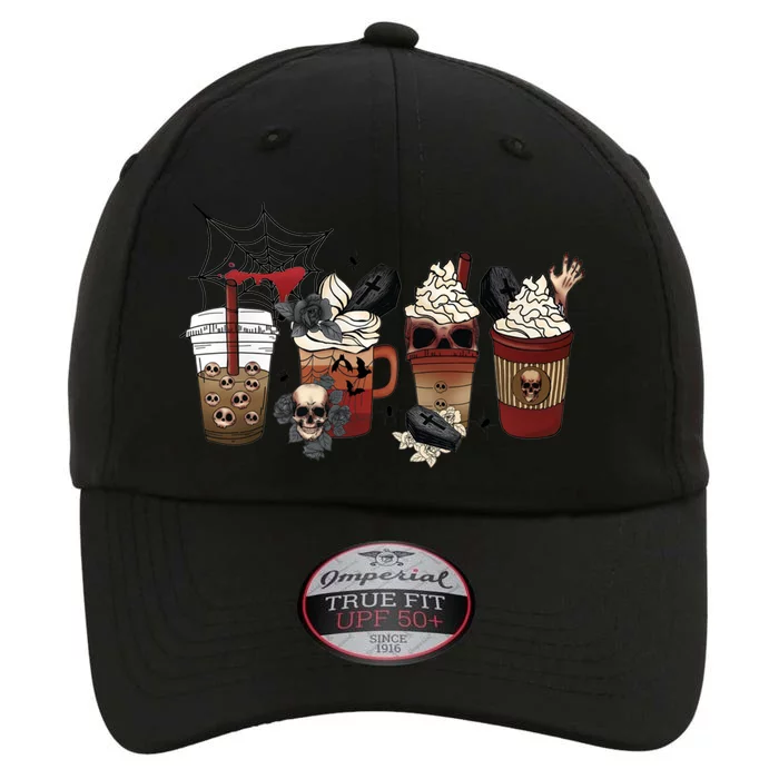 Horror Fall Coffee Pumpkin Spice Latte Iced Halloween Gift The Original Performance Cap