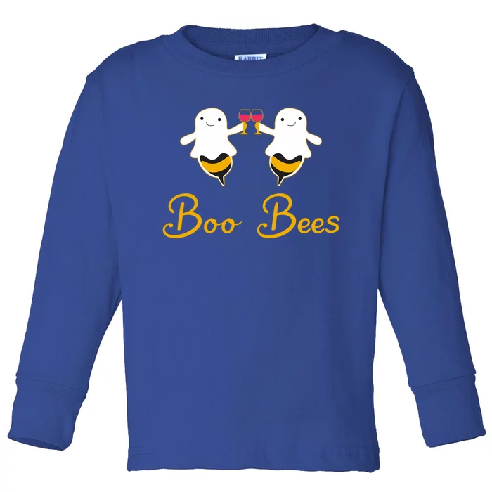 Halloween Funny Cute Boo Bees Ghost Matching Couples Family Gift Toddler Long Sleeve Shirt