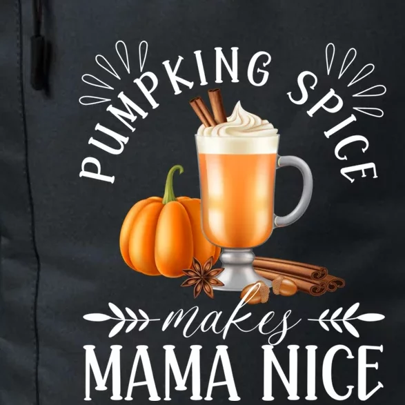 Horror Fall Coffee Halloween Pumpkin Spice Make Mama Nice Gift Daily Commute Backpack