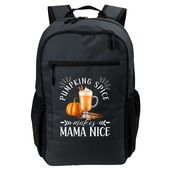 Horror Fall Coffee Halloween Pumpkin Spice Make Mama Nice Gift Daily Commute Backpack