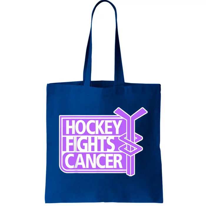 Hockey Fights Cancer Tote Bag