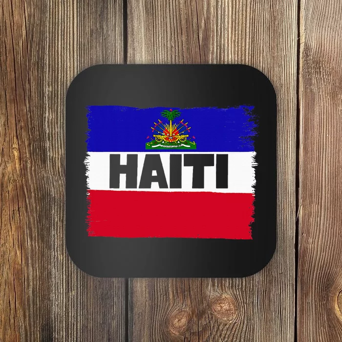 Haitian Flag Clothing Celebrate Haiti Flag Day Coaster