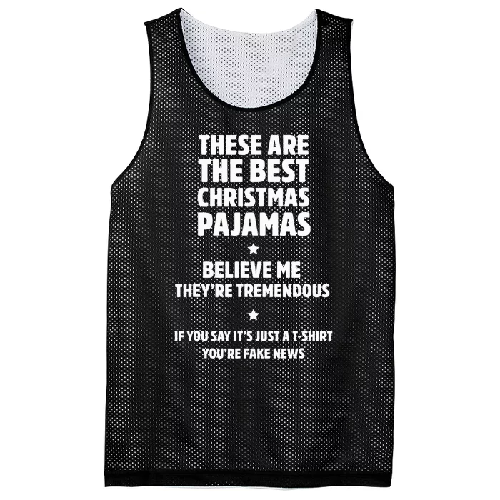 Hilarious Family Christmas Pajama Set Trump Gifts Mesh Reversible Basketball Jersey Tank