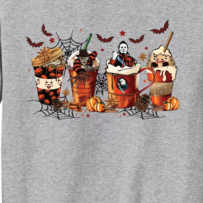 Halloween Fall Coffee Tall Sweatshirt