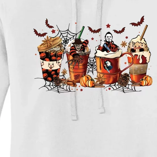 Halloween Fall Coffee Women's Pullover Hoodie