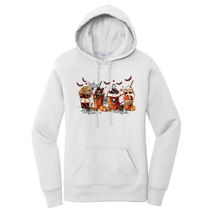 Halloween Fall Coffee Women's Pullover Hoodie