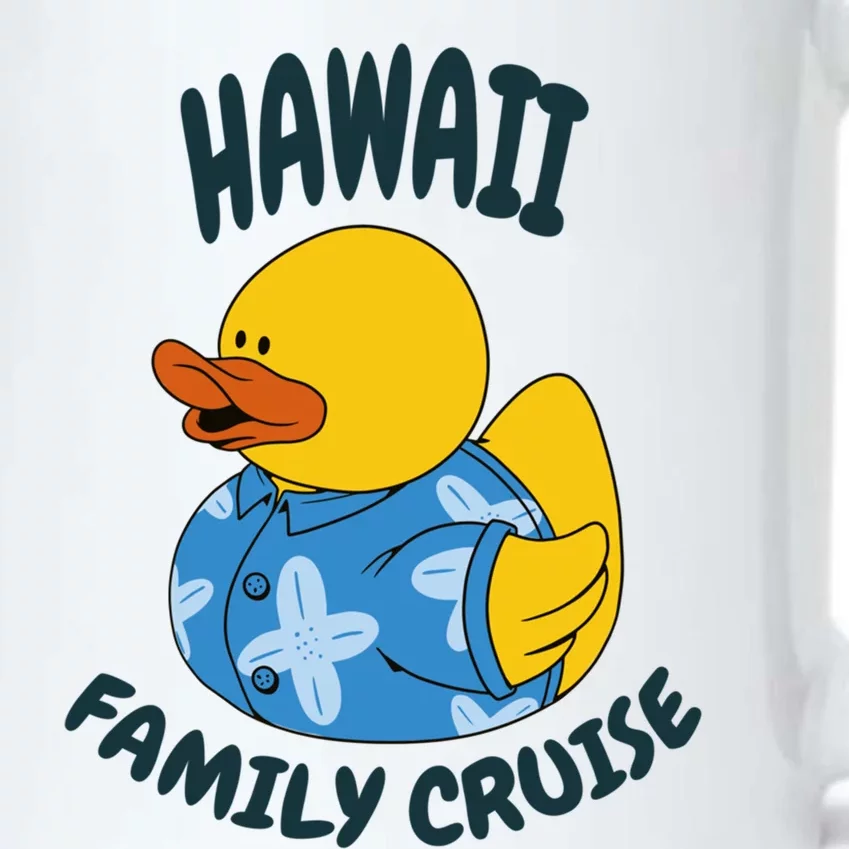 Hawaii Family Cruise Duck Matching Gift Black Color Changing Mug