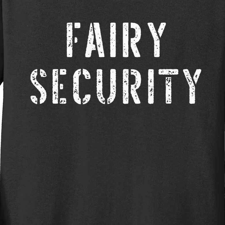 Halloween Family Costume Set Enchanting Fairy & Protective Security Kids Long Sleeve Shirt