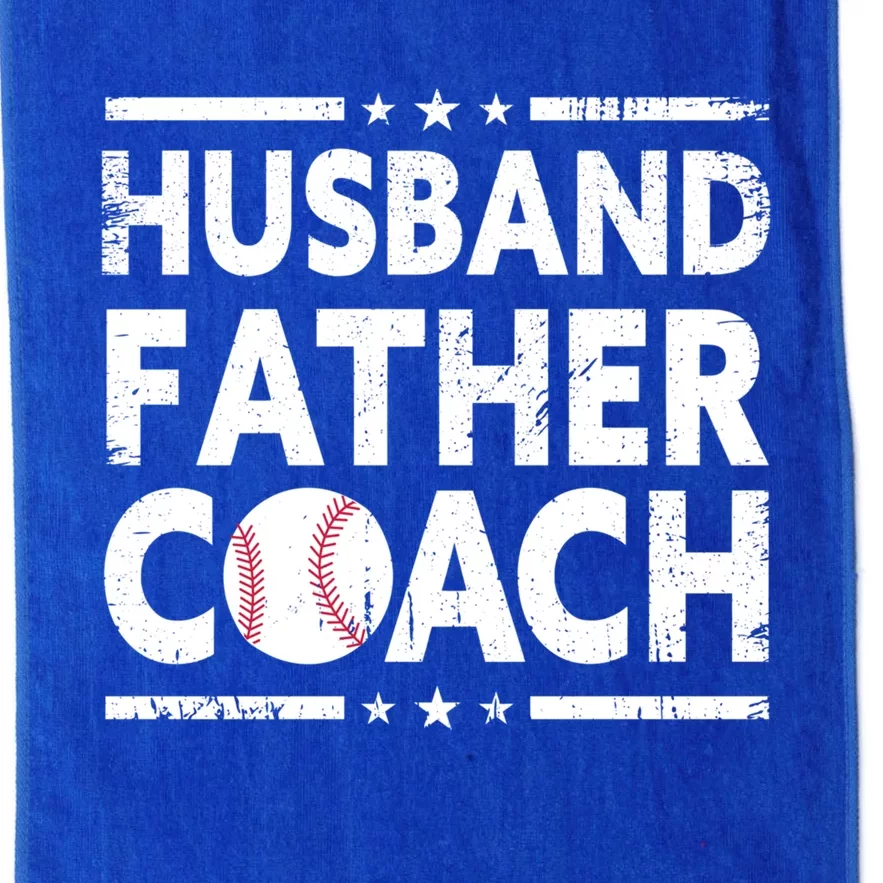 Husband Father Coach Sports Fan Best Dad Ever Fathers Day Cute Gift Platinum Collection Golf Towel