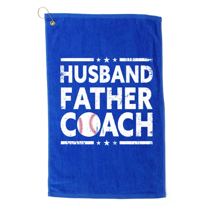 Husband Father Coach Sports Fan Best Dad Ever Fathers Day Cute Gift Platinum Collection Golf Towel