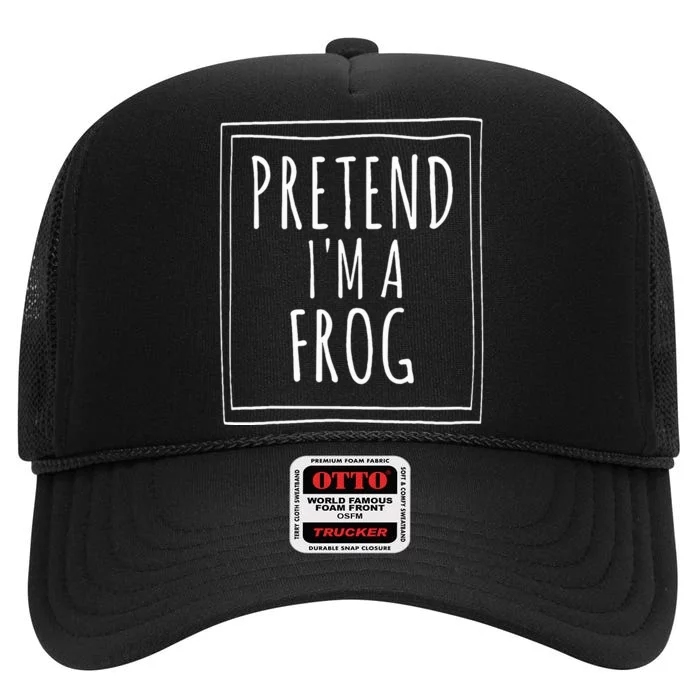 Hilarious Frog Costume for Unforgettable Halloween Parties High Crown Mesh Trucker Hat