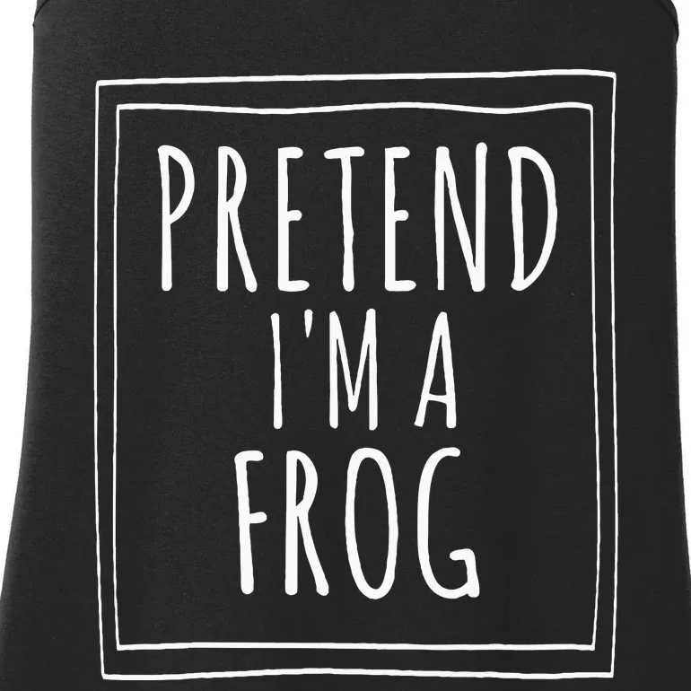 Hilarious Frog Costume for Unforgettable Halloween Parties Ladies Essential Tank