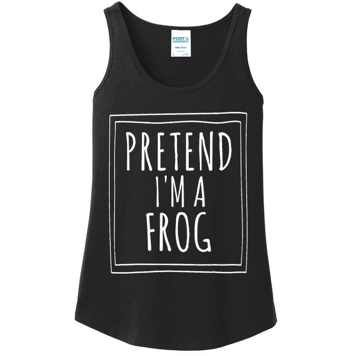 Hilarious Frog Costume for Unforgettable Halloween Parties Ladies Essential Tank