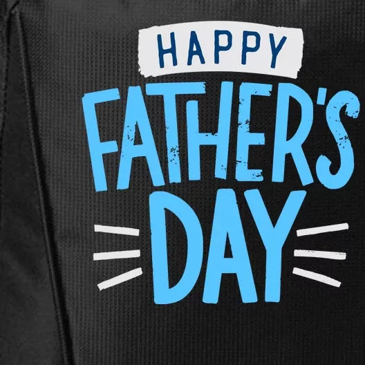 Happy Fathers Day Celebration Gift City Backpack